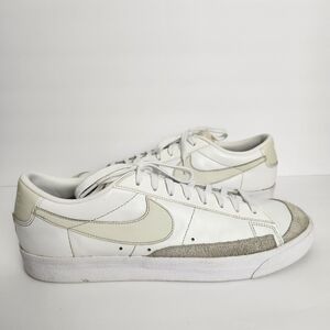 Nike Blazer Low 77 Mens Size 14 White Sail Leather Casual Sneakers (DA6364-110)